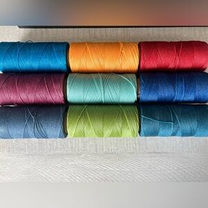 Waxed cord for macrame jewelry crafting (Linhasita waxed cord)